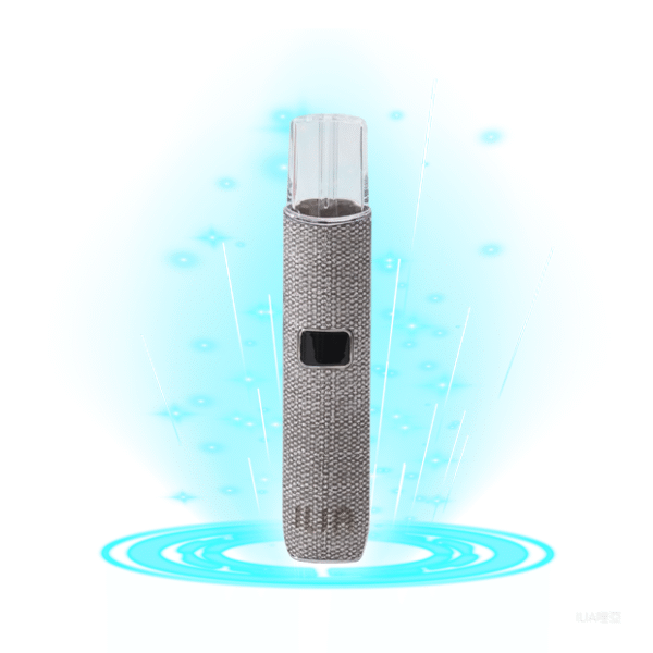 ILIA哩亞電子煙布紋款一代主機 換彈式霧化杆 【布紋灰】