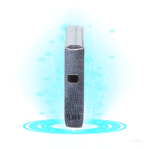 ILIA哩亞電子煙布紋款一代主機 換彈式霧化杆 【牛仔藍】