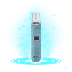 ILIA哩亞電子煙布紋款一代主機 換彈式霧化杆 【布紋藍】
