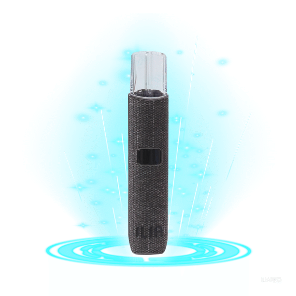 ILIA哩亞電子煙布紋款一代主機 換彈式霧化杆 【布紋黑】