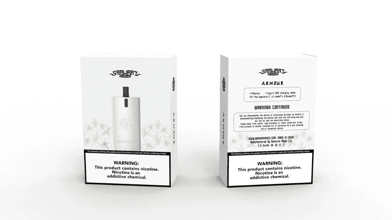 SAMURAI Armour將軍鎧甲電子煙主機/空倉煙彈:圖片 9