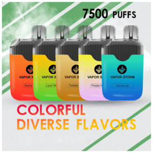 Vapor Storm風暴電子煙一次性拋棄式7500口（5%）